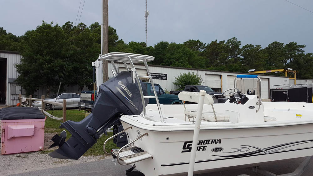 Poling Platform For A Carolina Skiff Boat - Custom Built