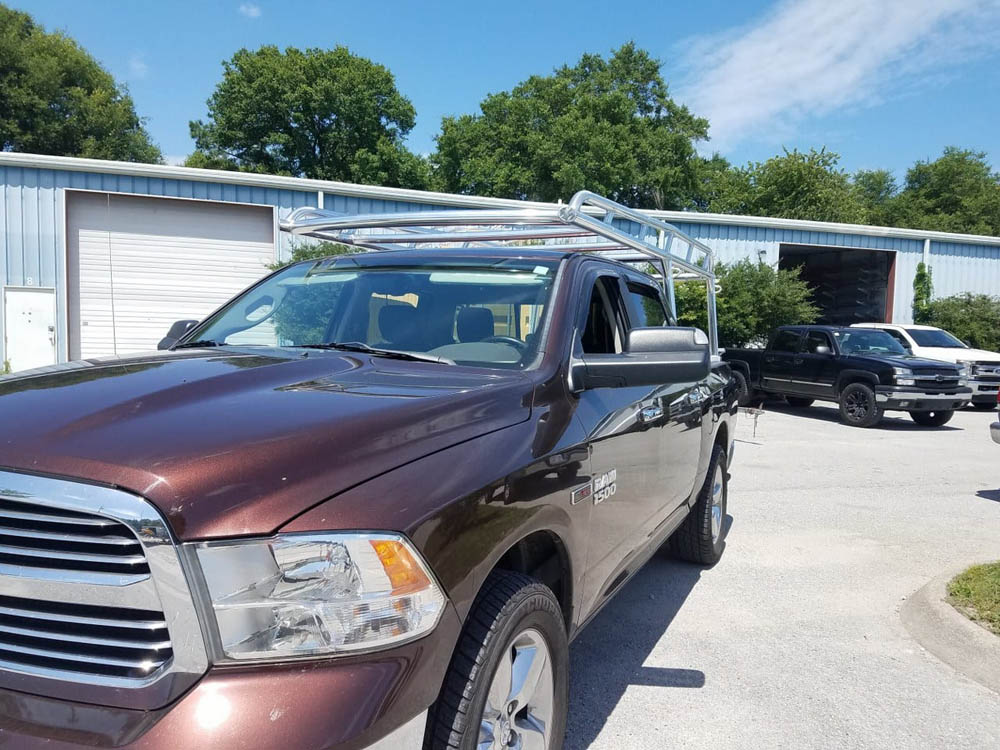 Aluminum Ladder Rack for Rambox Truck Custom Truck Rack