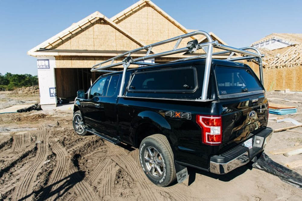 Camper Shell Ladder Rack Aluminum Truck Rack for Topper