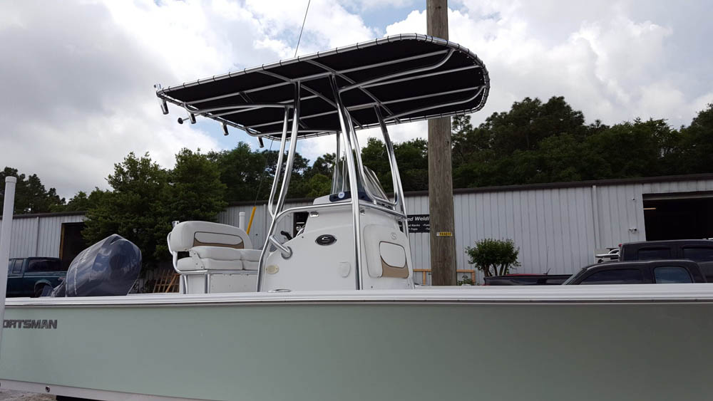 T Top For Sportsman - Custom Aluminum T Top For Sportsman Boat