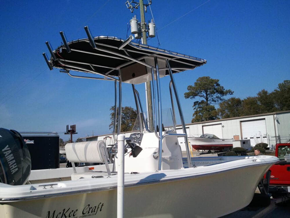 T Top For McKee Craft Boat - Custom Aluminum T Top